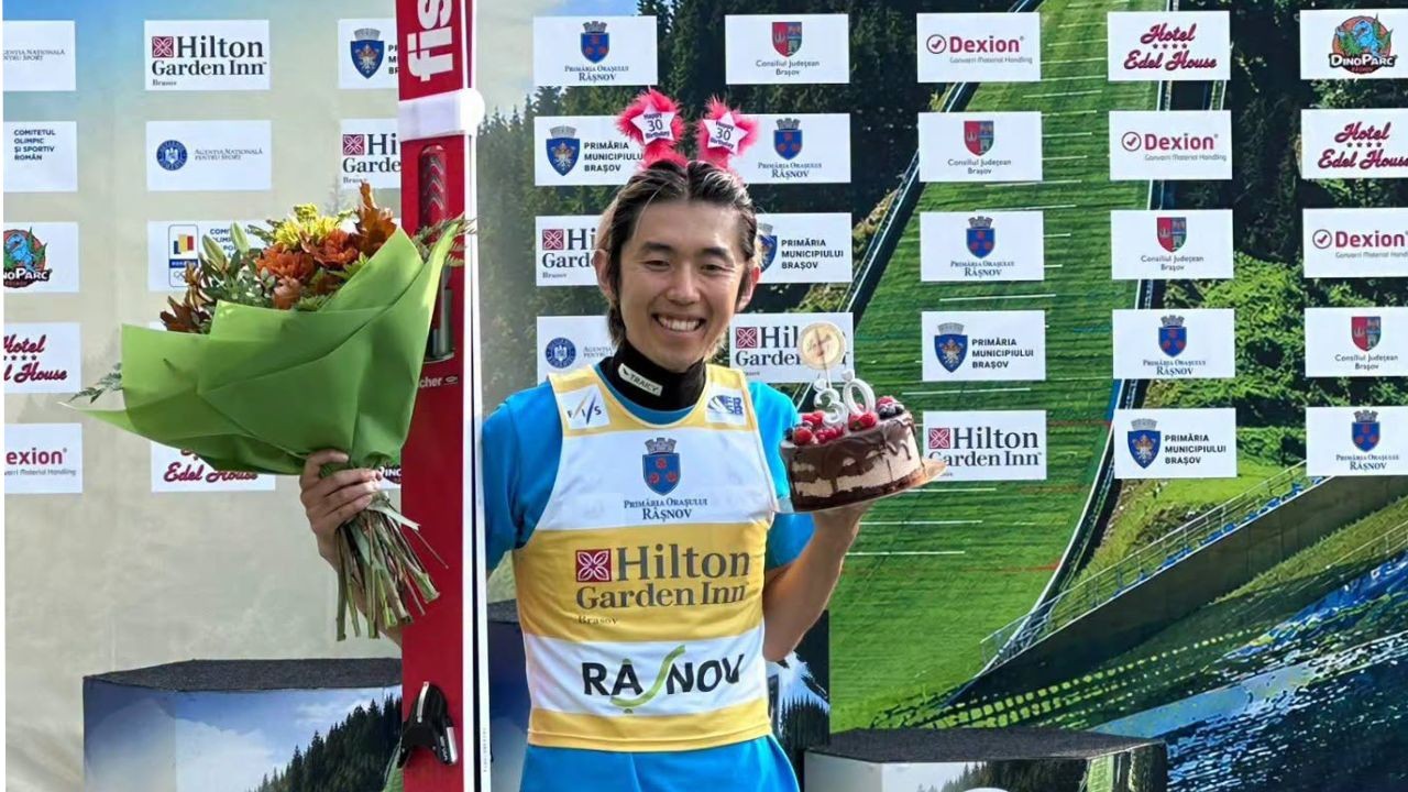 Japonezul Naoki Nakamura câștigă prima etapă de la Râșnov și e aproape campion de vară la sărituri cu schiurile