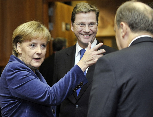 Westerwelle jest jednym z najmniej popularnych ministrów w rządzie kanclerz Angeli Merkel. Fot. Bloomberg