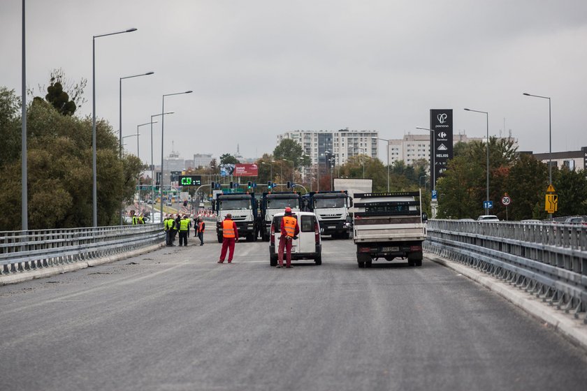 Próby obciążeniowe na estakadzie katowickiej