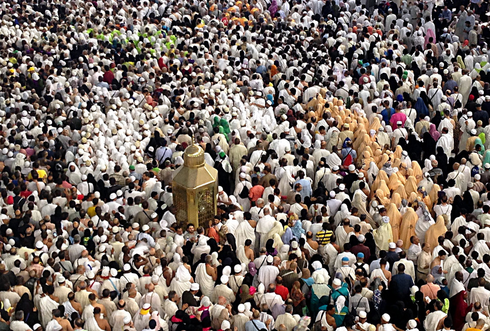 SAUDI ARABIA HAJJ 2015 (The Kaaba at Masjid al-Haram Mosque)