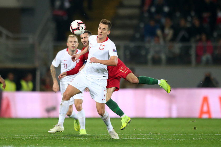 20,11.2018 PORTUGALIA - POLSKA LIGA NARODOW UEFA PILKA NOZNA