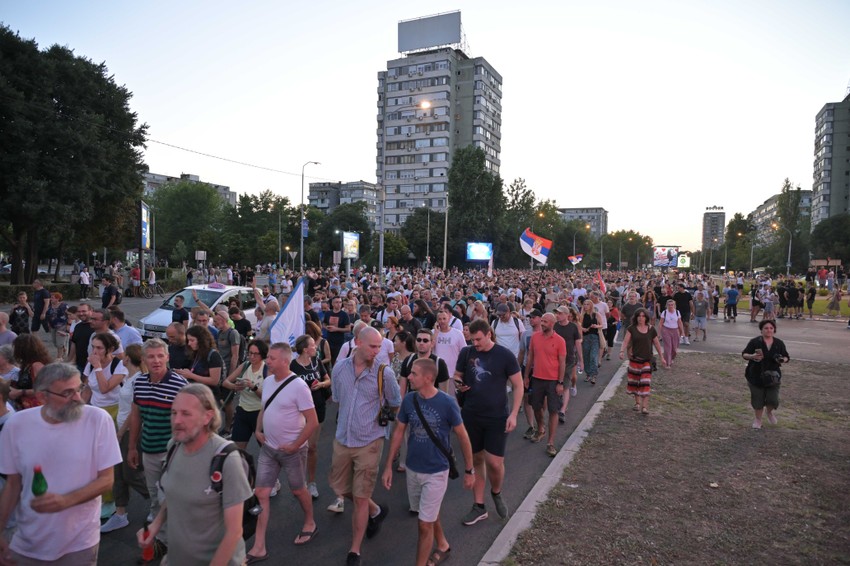 protest blokada novi beograd