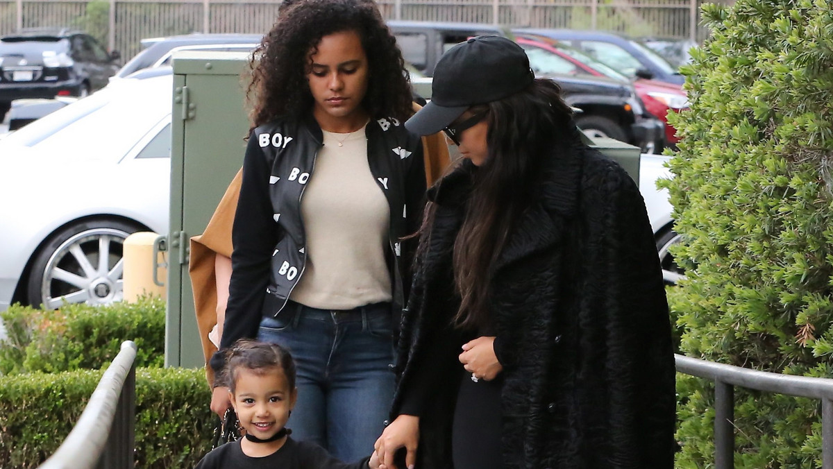 Kim Kardashian z córką