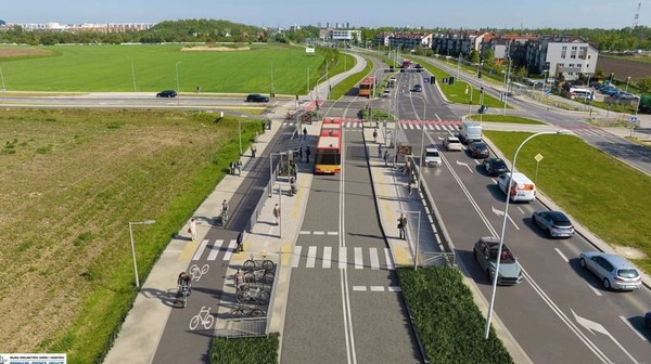 Najpierw wydzielonym korytarzem pojadą autobusy, potem dołączą do niech tramwaje