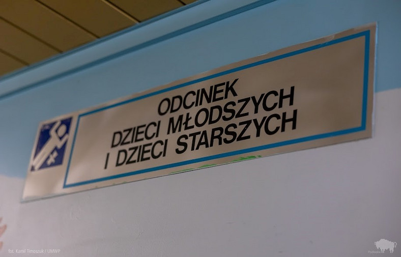 Na oddziale pediatrycznym przyjmowane są dzieci od miesiąca do 18 roku życia