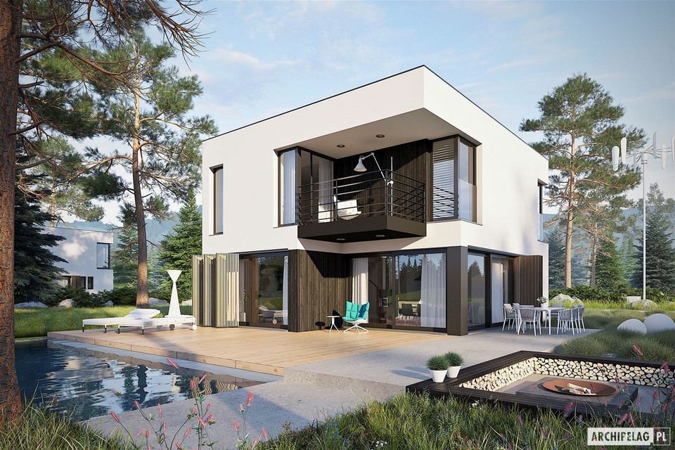 Projekt domu EX 2 ENERGO PLUS: 125.03 m² 