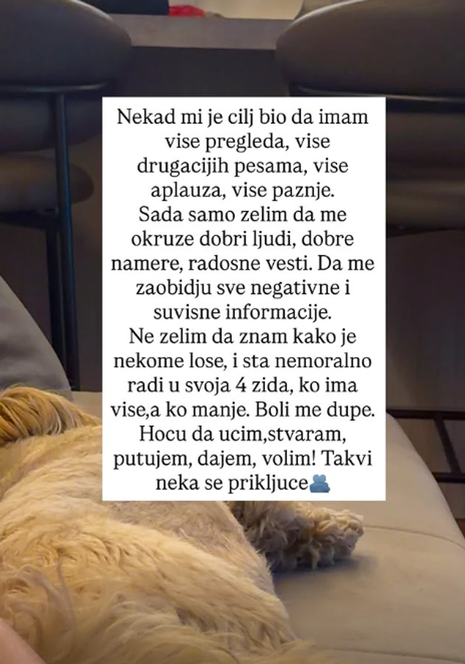 Edita Aradinović, objava
