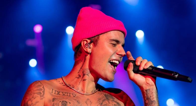 Justin Bieber during an on-stage performance in Rio, Brazil on September 4, 2022 [Photo: Evan Paterakis]