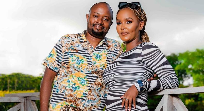 Comedian Jaymo Ule Msee and his wife Fortune