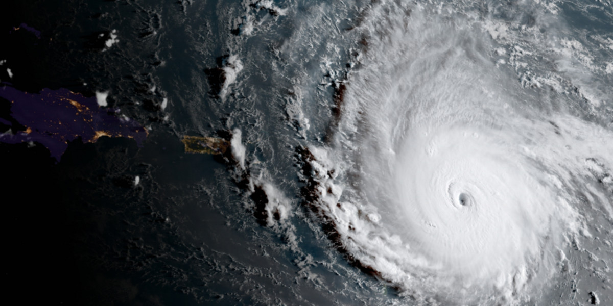 Irma to najpotężniejszy huragan atlantycki w historii pomiarów