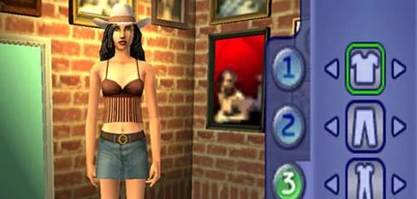 Screen z gry "The Sims 2" (wersja na PSP)