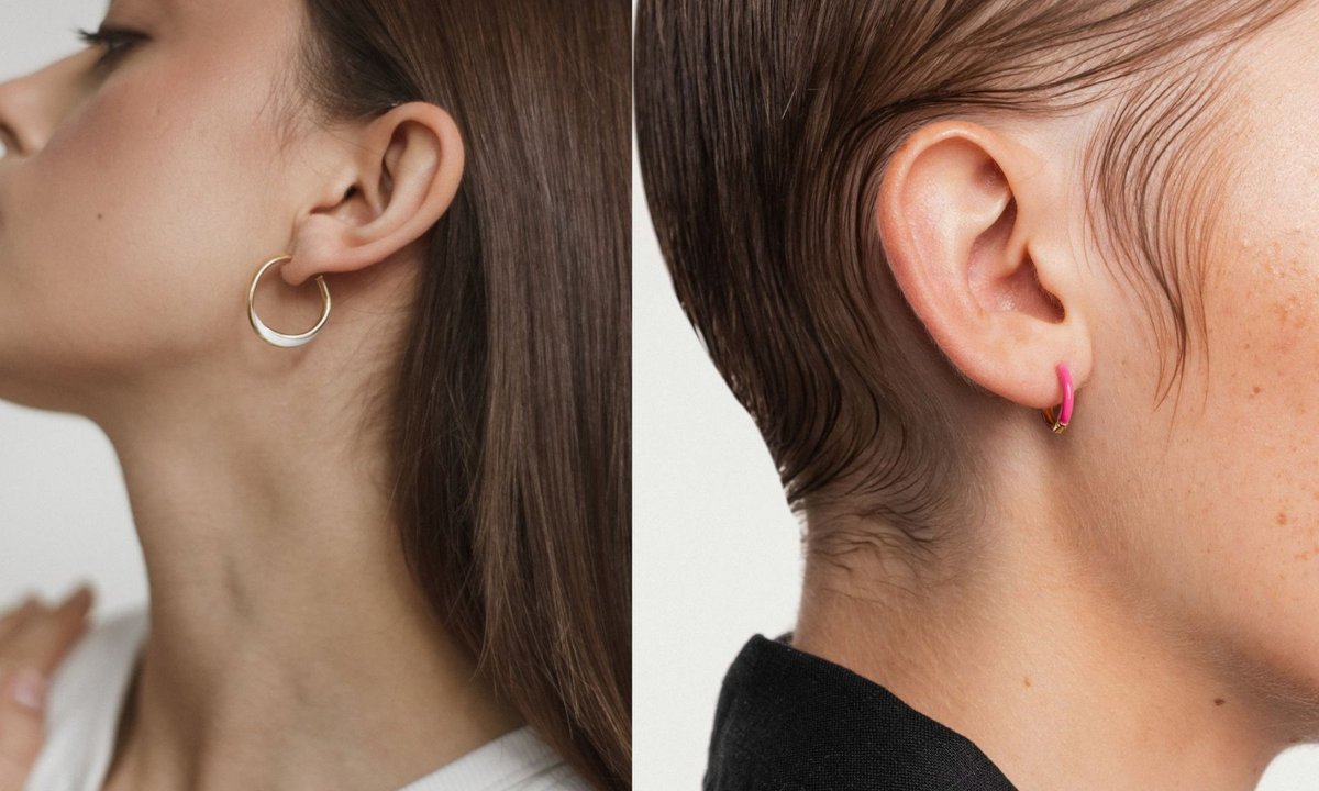 Te modne kolczyki z kolorową emalią pokochasz od pierwszego założenia. Piękne, lekkie, ponadczasowe