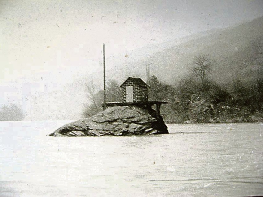 Nekadašnji izgled Kućice na Drini