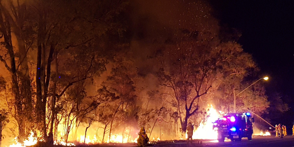 Pożar szaleje w Australii