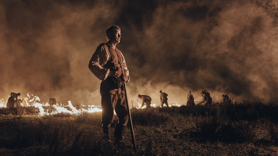 Mads Mikkelsen na planie filmu "Bękart"