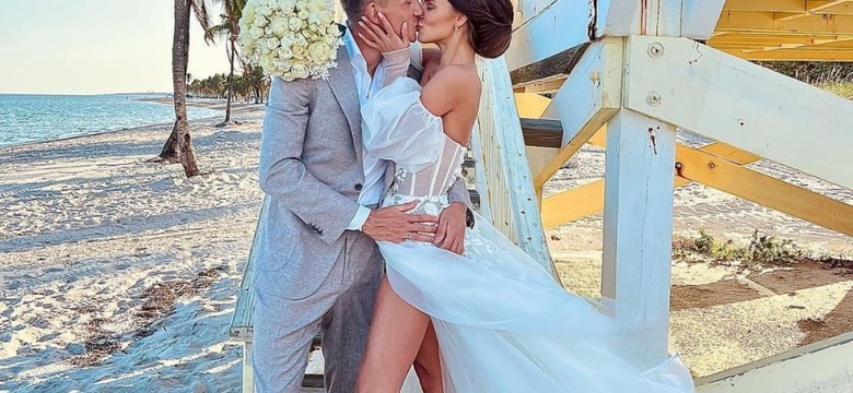 News dnia: Paulina Nowicka i Jakub Rzeźniczak wzięli ślub za oceanem! FOTO