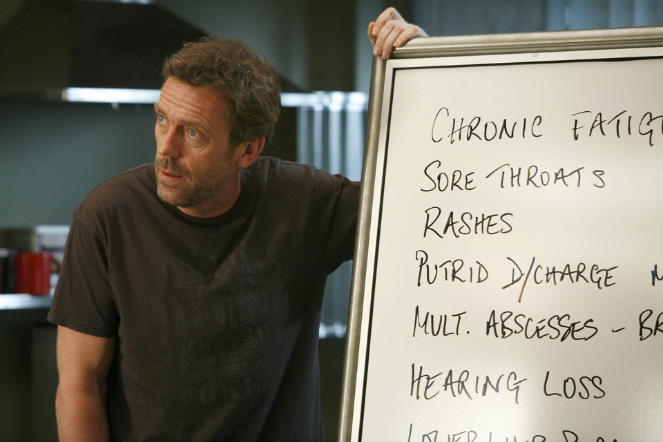 Hugh Laurie w serialu "Dr House"