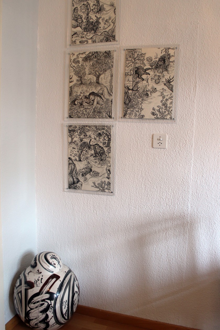 Elle a meublé son appartement dans le quatrième arrondissement de Zurich entièrement selon ses idées et ses goûts. 