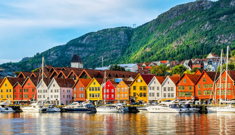 Bergen i norweskie fiordy