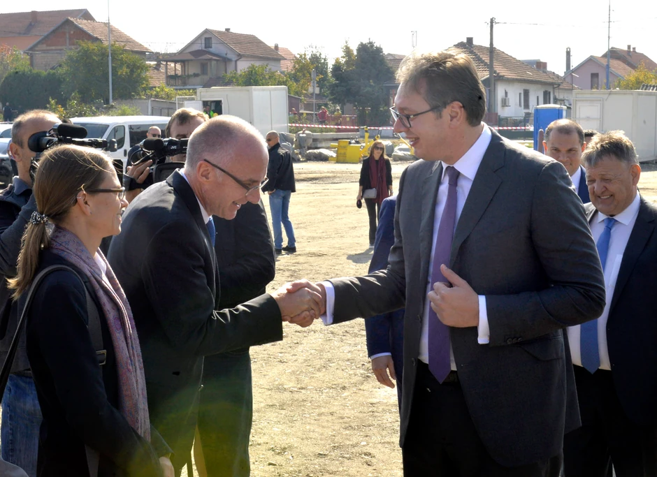 Aleksandar Vučić i Tomas Šib