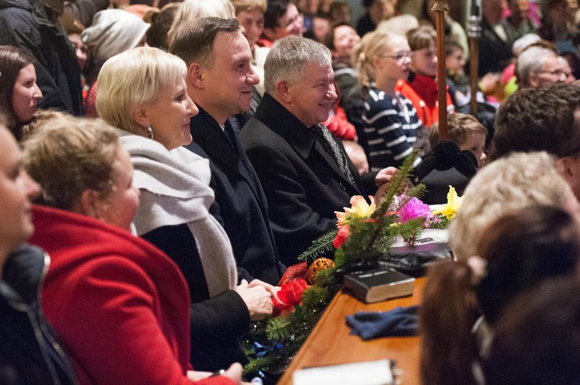 Andrzej Duda i Agata Kornhauser-Duda w Istebnej