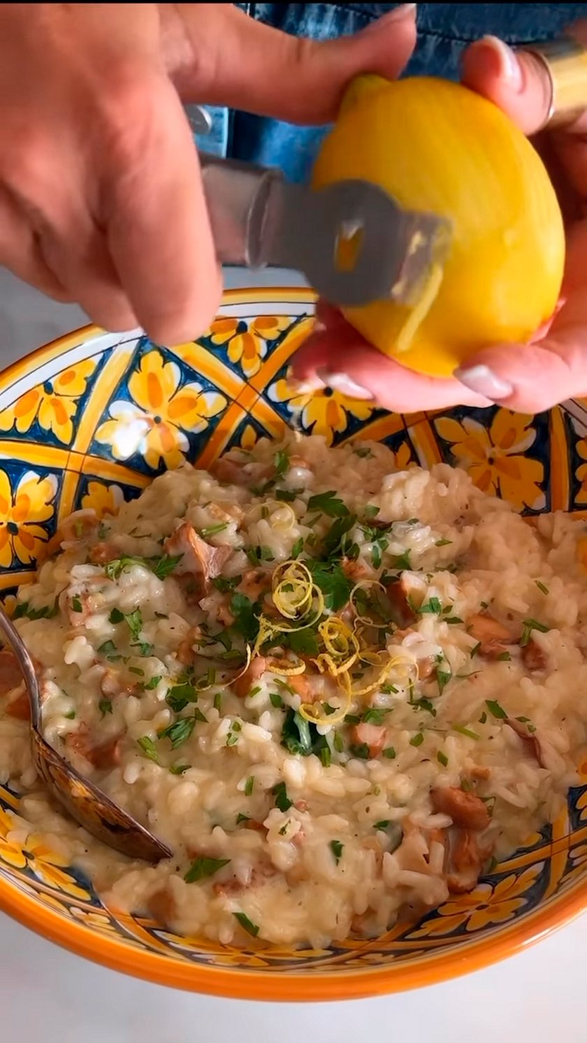 Risotto z kurkami Hanny Lis