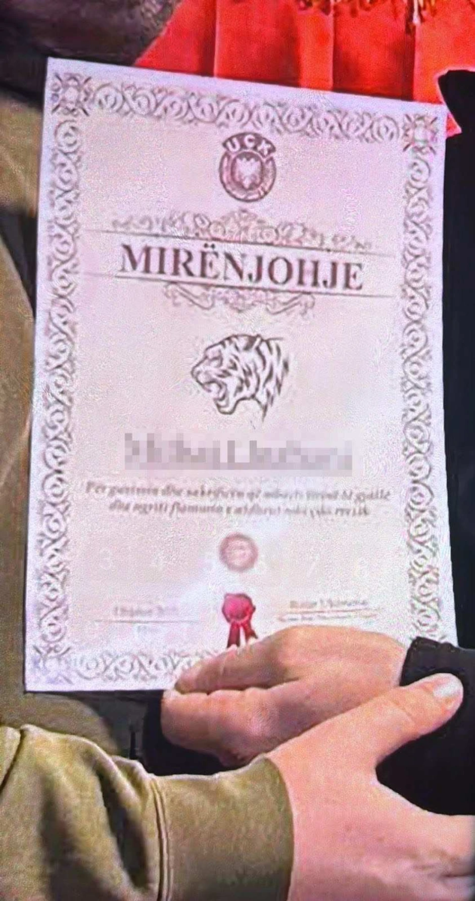 uhapšen pripadnik OVK