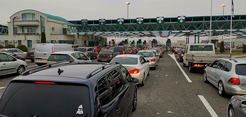 Granični prelaz Horgoš, ulaz u Srbiju iz Mađarske