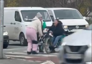 Tuča na semaforu na Novom Beogradu