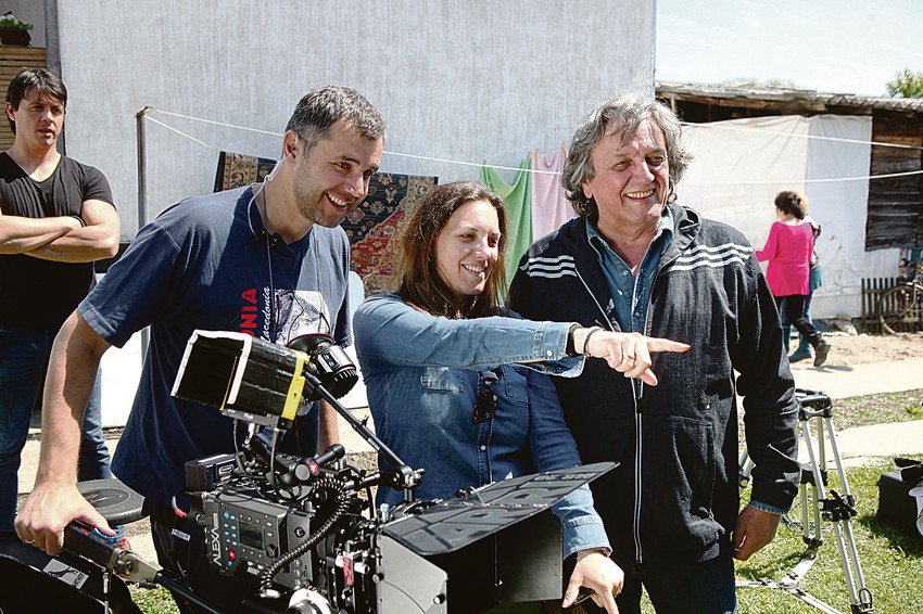 Jelena Bajić sa tatom Radošem i suprugom Predragom Jočićem 