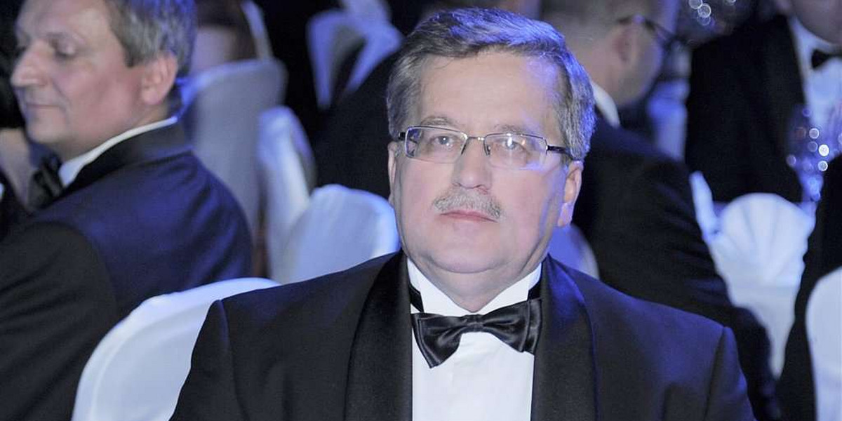 Komorowski na imprezie z Rusin i Kożuchowską. Foto