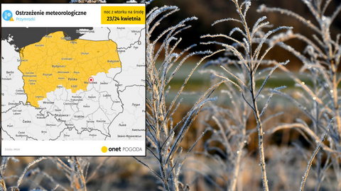 Mapa ostrzeżeń płonie na żółto. Arktyczny mróz nie chce opuścić Polski