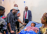 Gov Oyebanji visits rescued  Ekiti School pupils, teachers in hospital