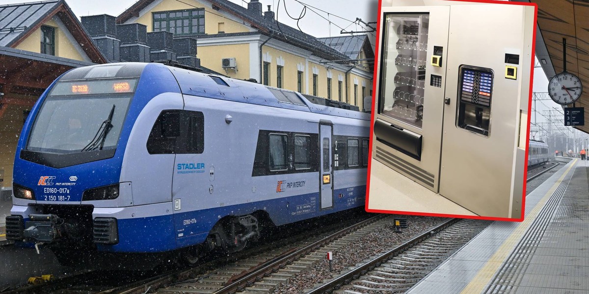 Maszyny vendingowe pojawią się w składach PKP