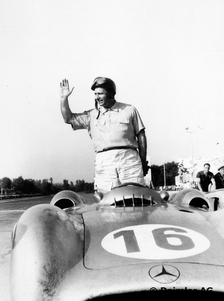 Juan Manuel Fangio w Mille Miglia 1955