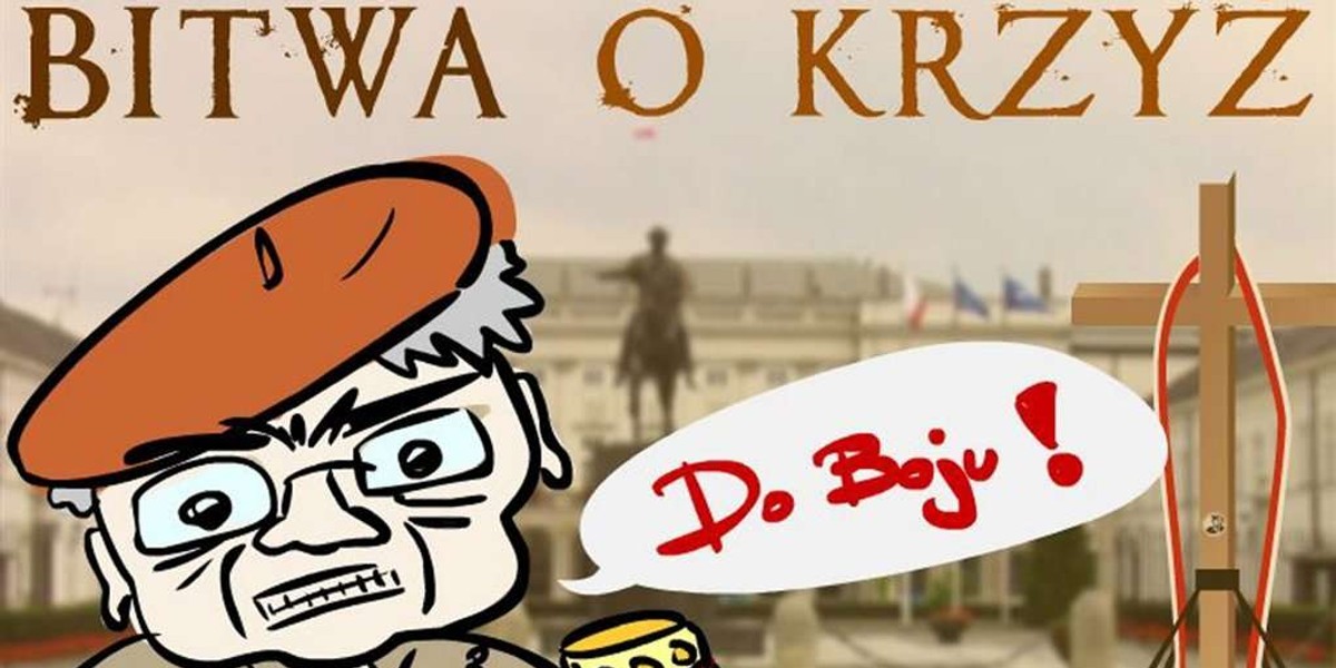 Janusz Palikot znowu szokuje (ile można?) i tym razem zachęca do gry w obrońcę krzyża! Jej bohaterka rzuca zniczami w przeciwników krzyża i pokrzykuje na nich: Szatanie! Żydzie!