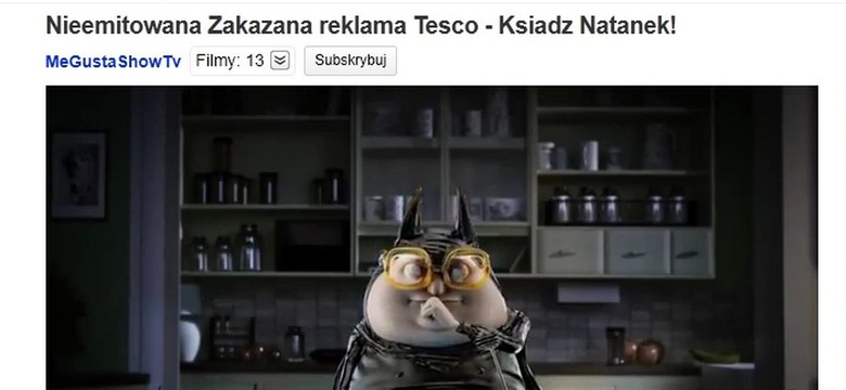 Reklama parodiuje słynne kazanie kontrowersyjnego księdza