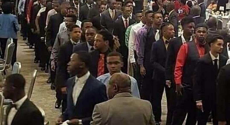 Photos from the purported Men Conference 