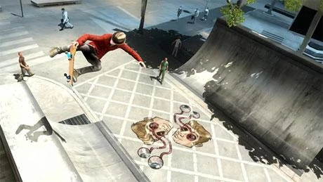 Screen z gry "Shaun White Skateboarding"