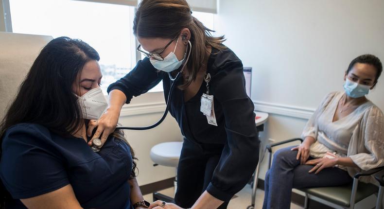 Nurse practitioners ranked No. 6 in Business Insider's analysis of high-paying and fast-growing US jobs.Houston Chronicle/Hearst Newspapers via Getty Images