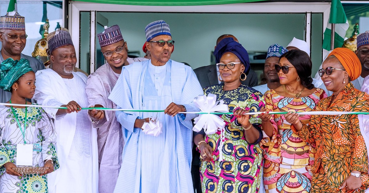 Buhari Inaugurates Women Affairs Ministry Building | Pulse Nigeria