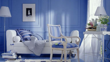 Błękit - idealny kolor do małych mieszkań