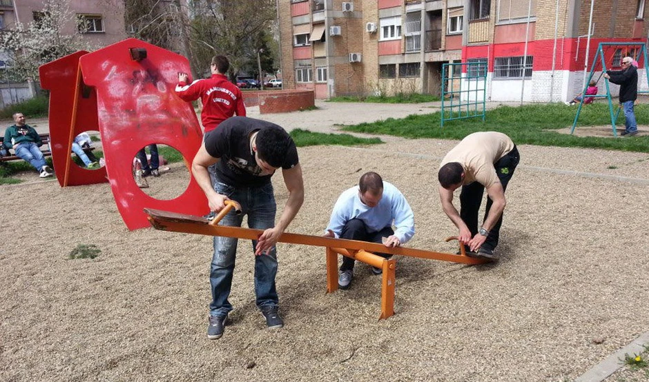 Renoviranje ovog igrališta, samo je početak njihove akcije