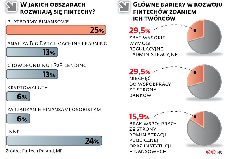 W jakich obszarach rozwijają się fintechy?