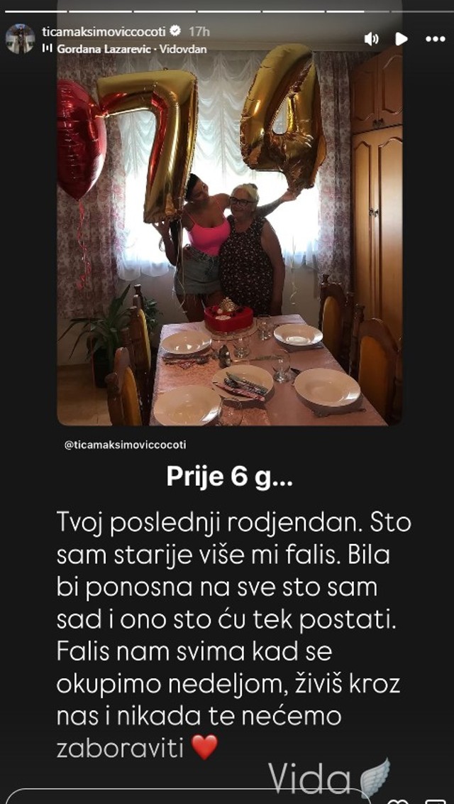 Tijana Ajfon (Foto: Instagram/ticamaksimoviccocoti)