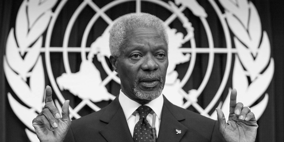 Kofi Annan nie żyje 