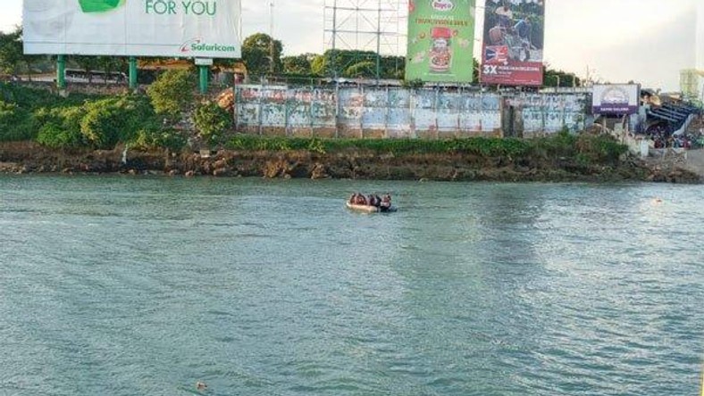 Rescue mission underway at the Likoni Ferry Channel on 07 Dec 2019