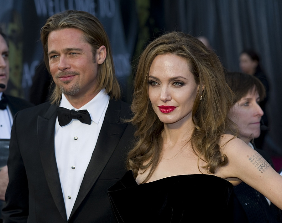 Brad Pitt i Angelina Jolie / fot. Agencja BE&amp;W