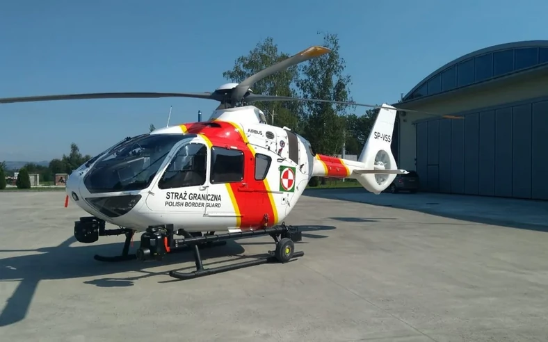 Śmigłowiec patrolowy Straży Granicznej Airbus H135P3H.