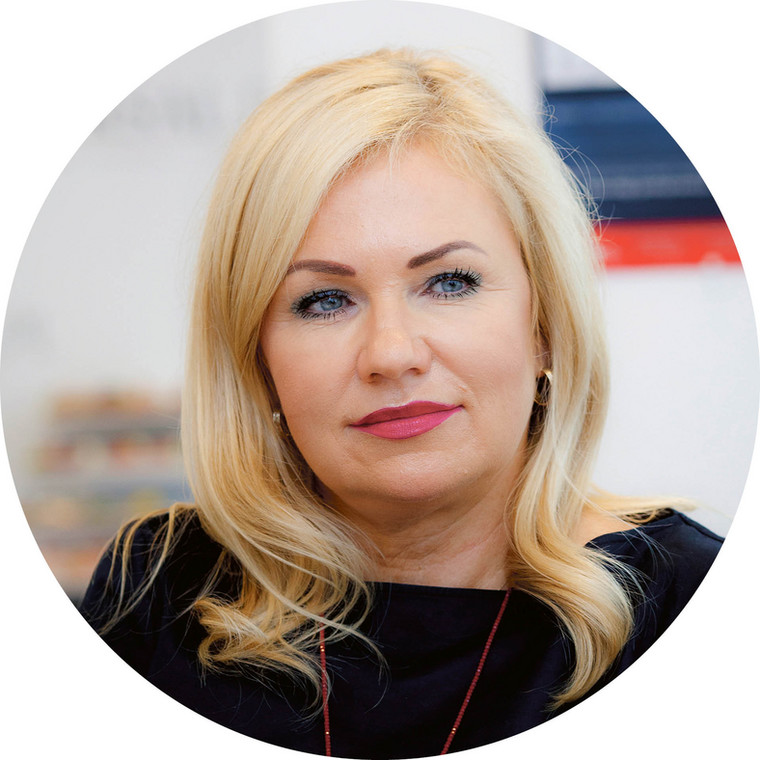 Barbara Misiewicz-Jagielak, dyrektor ds. relacji zewnętrznych Polpharma Group, wiceprezes Polskiego Związku Pracodawców Przemysłu Farmaceutycznego